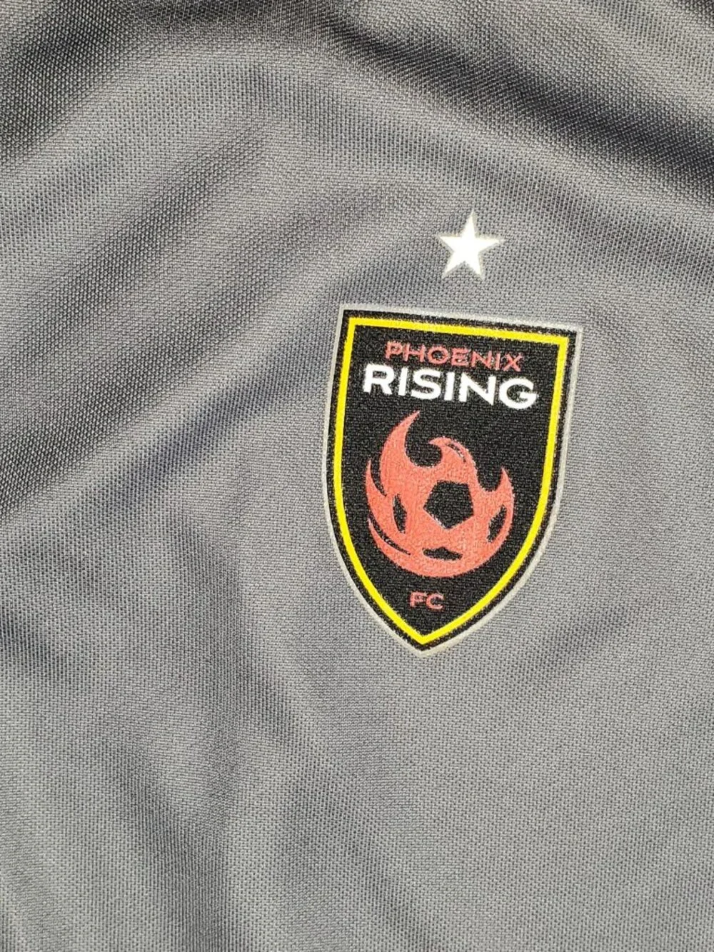 Phoenix Rising FC Adidas Entrada 22 Training Top Men's L Gray 1/4 Zip Pullover